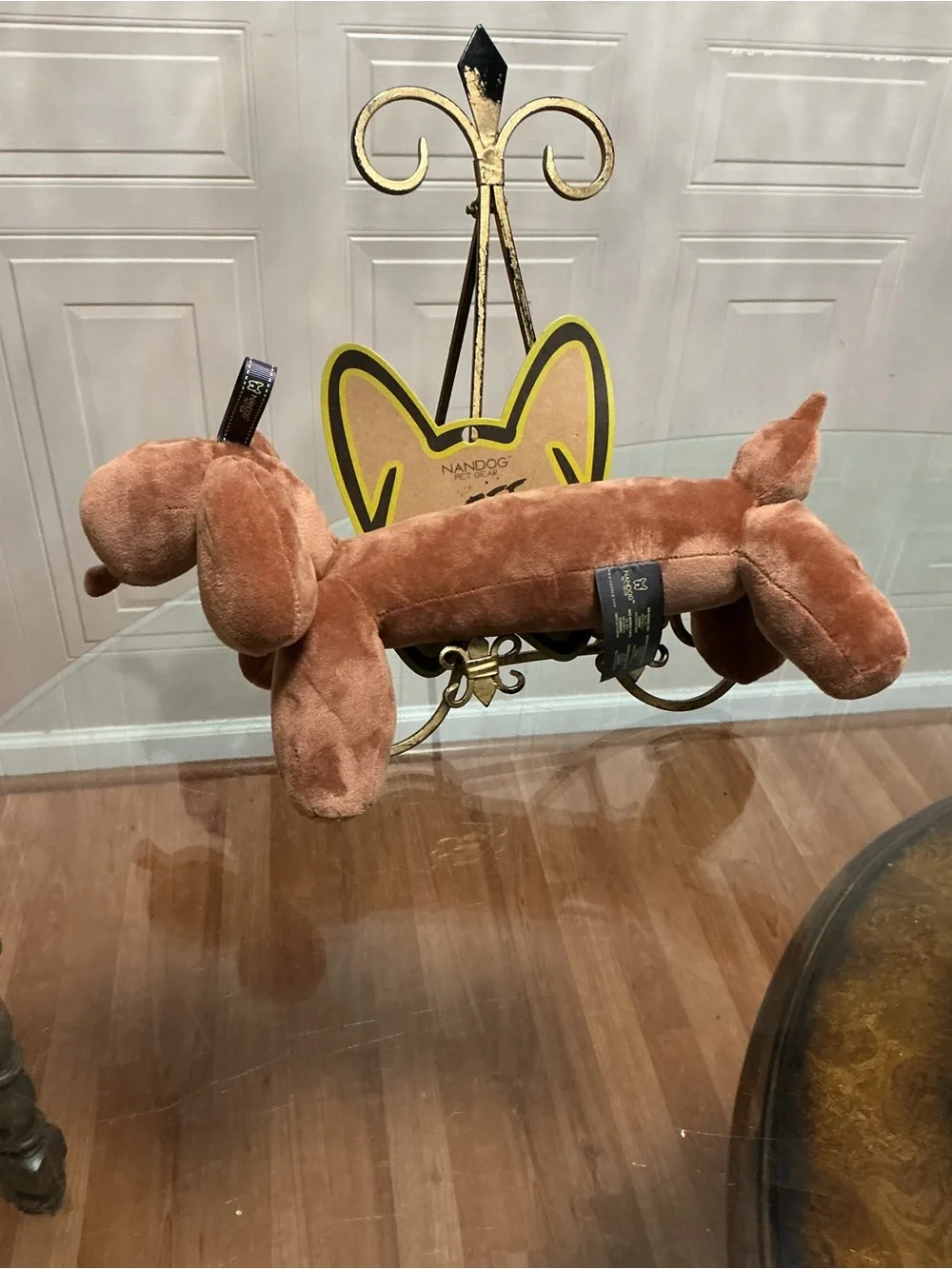 NEW Dog Toy Plush Balloon 15” Dog  Pets  With Squeaker   | NANDOG